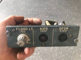 167	A320 #2 Flood Light AIDS DFDR Panel 112VU