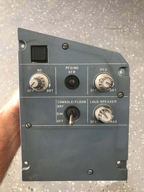 A320 FO PFD ND Control Panel 500VU