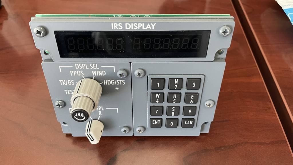 Sismo-Soluciones Boeing 737NG IRS Display Panel (ADIRU)